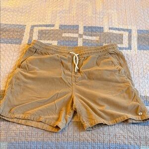 Men's Quicksilver Tan Corduroy Shorts